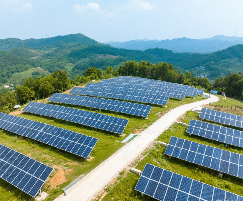 華能湖北咸寧石城方山 100MW 光伏電站項目主體工程.png